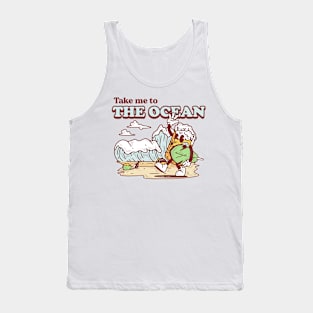 Take Me to Ocean Drink in The Sea Tank Top